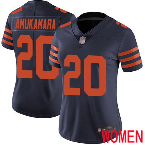 Chicago Bears Limited Navy Blue Women Prince Amukamara Jersey NFL Football 20 Rush Vapor Untouchable